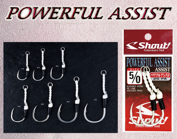 Shout! Powerful Assist 25-PA Size # 3/0 pz. 3